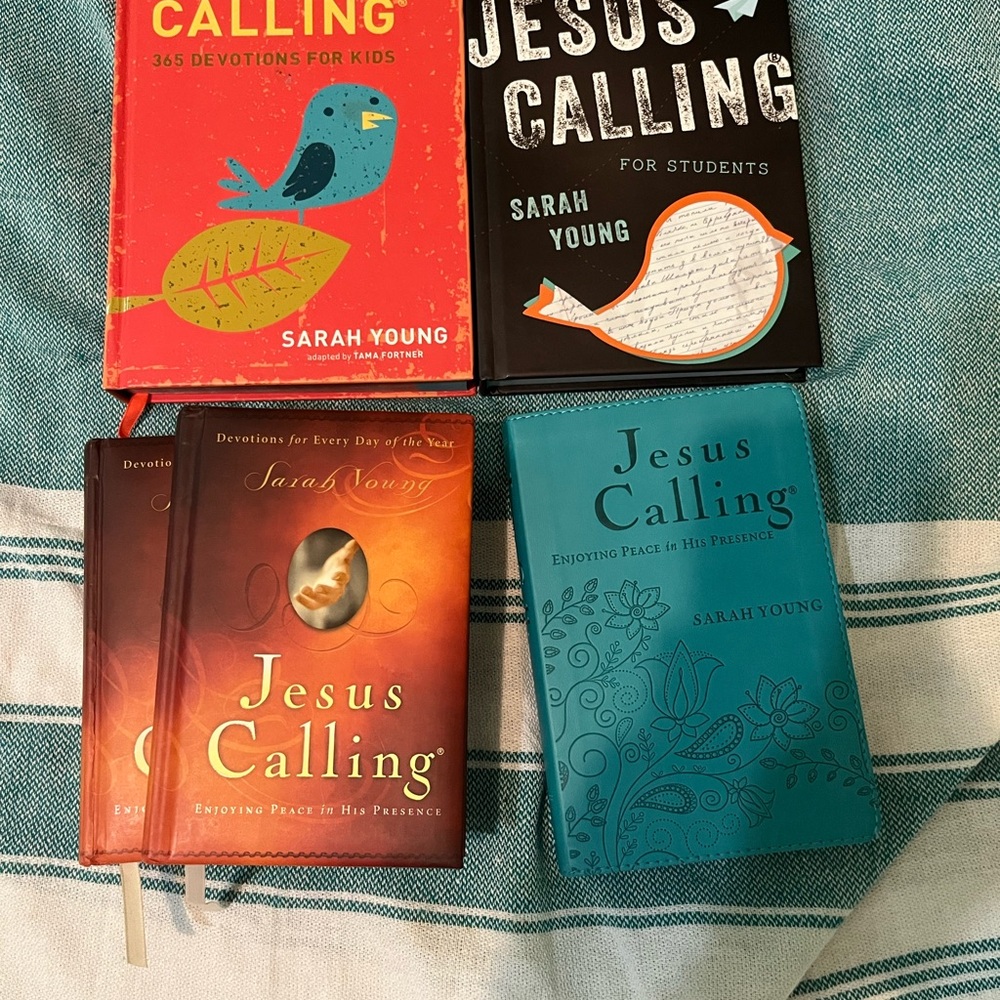 Sarah Young 'Jesus Calling' Devotional Book Set